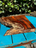 Curly Koa Live Edge Slab Spalted 13”x7.5-14”x1 1/4”