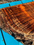 Curly Koa Live Edge Slab Spalted 13”x7.5-14”x1 1/4”