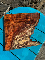 Curly Koa Live Edge Slab Spalted 13”x7.5-14”x1 1/4”