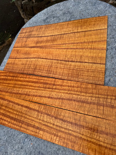 “The Zappa” Premium Curly Koa Concert Ukulele 4 piece set