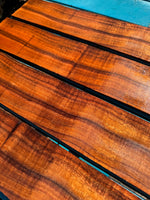 Figured Koa Finger Boards 17”x3 3/8”x4mm