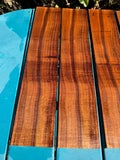 Figured Koa Finger Boards 17”x3 3/8”x4mm