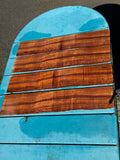 Figured Koa Finger Boards 17”x3 3/8”x4mm