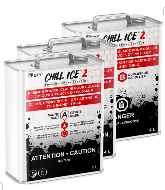 Chill Epoxy Chill ICE #2 Deep Pour 12L kit