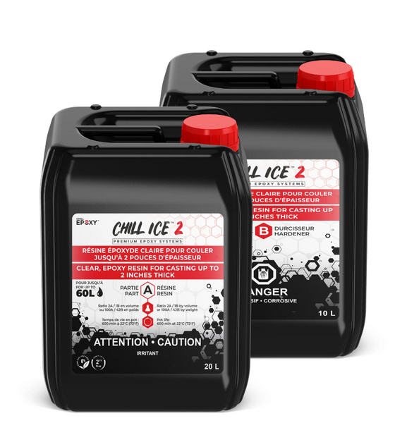 Chill Epoxy Chill ICE #2 Deep Pour 30L kit