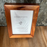 5x7 Koa Handmade Frame