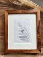 8x10 Koa Handmade Frame