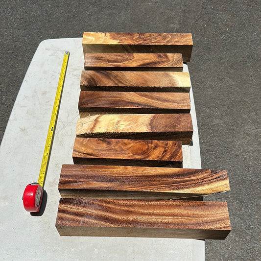 Figured Monkey Pod Turning blanks