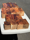Curly Figured Monkey Pod turning blanks Small