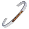 Koa Wood Bar Bangle Bracelet