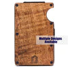 The Minimalist, Koa Wood Wallet w/ Money Clip (Multiple Designs)