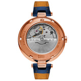 Fissure 8 Auto Women's Koa and Abalone Watch in Rose-Gold