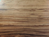 Reclaimed Zebra Wood Slab Dining Room Table
