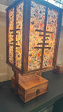 Koa Japanese lantern, làmp with drawer