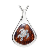 Latitude's Collection Honu Koa Pendant Necklace