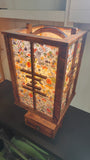 Koa Japanese lantern, làmp with drawer