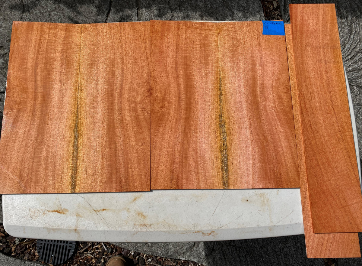 Curly Cuban Mahogany Tenor Ukulele Set
