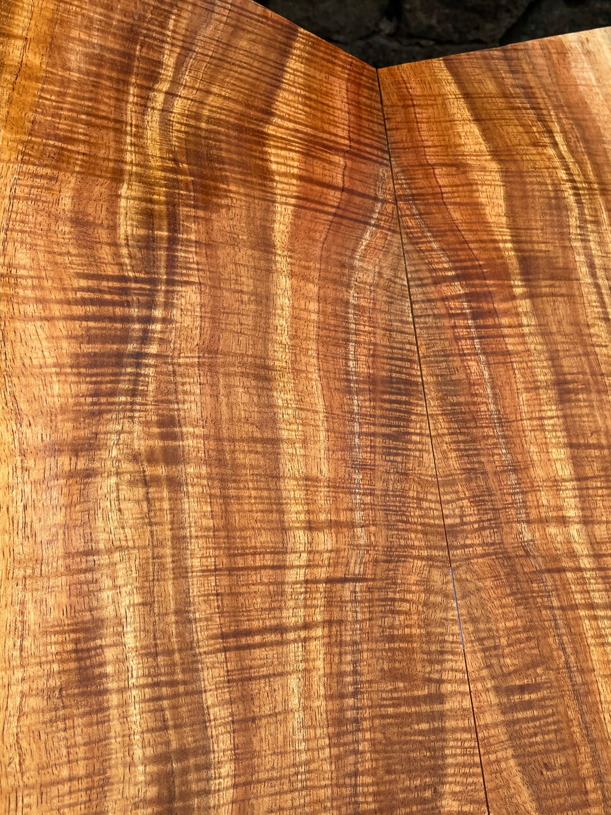 4A Curly Hawaiian Koa Jumbo Guitar 4 piece set