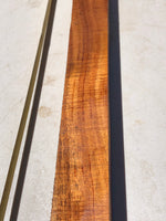 3A Curly Koa Pool Cue Blank 24”x1 5/8”x7/4”