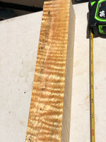 Curly Mango Pool Cue Blank 24”x2”x2”