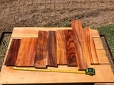 Reclaimed Curly Koa boards 8@10-23”x3-5.5”x1”