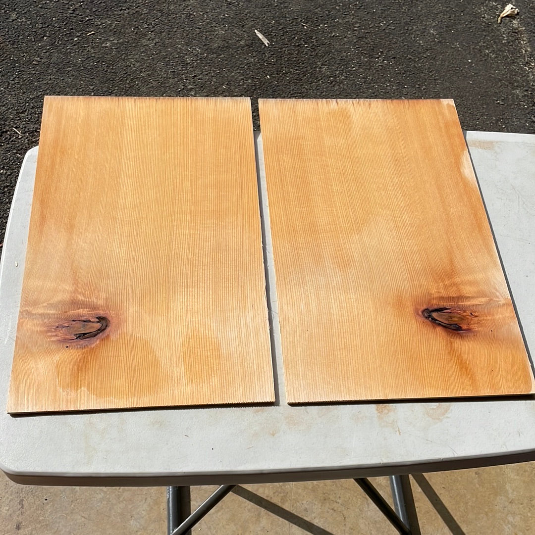 Reclaimed Western Red Cedar Single piece Tenor Ukulele top