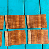 Curly Koa Instrument Grade Guitar/Ukulele Headplates