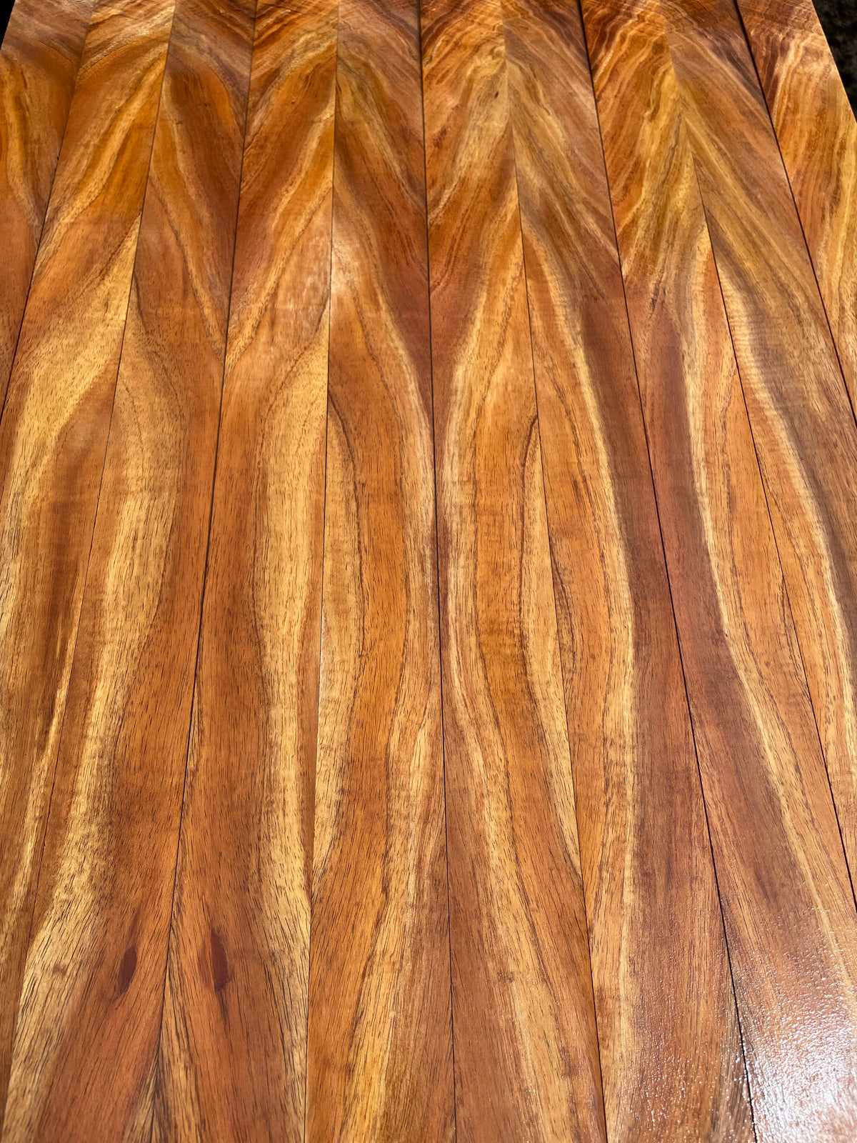 3A Curly Koa Ukulele/Instrument Bindings 36”x2 1/4”x4mm