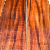 4A Curly Koa Jumbo Western Guitar 4 piece set