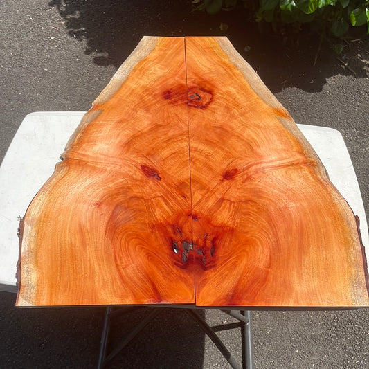 Cuban Mahogany Electric Guitar Drop Top 2@31 1/4”x4-12.5”x8mm