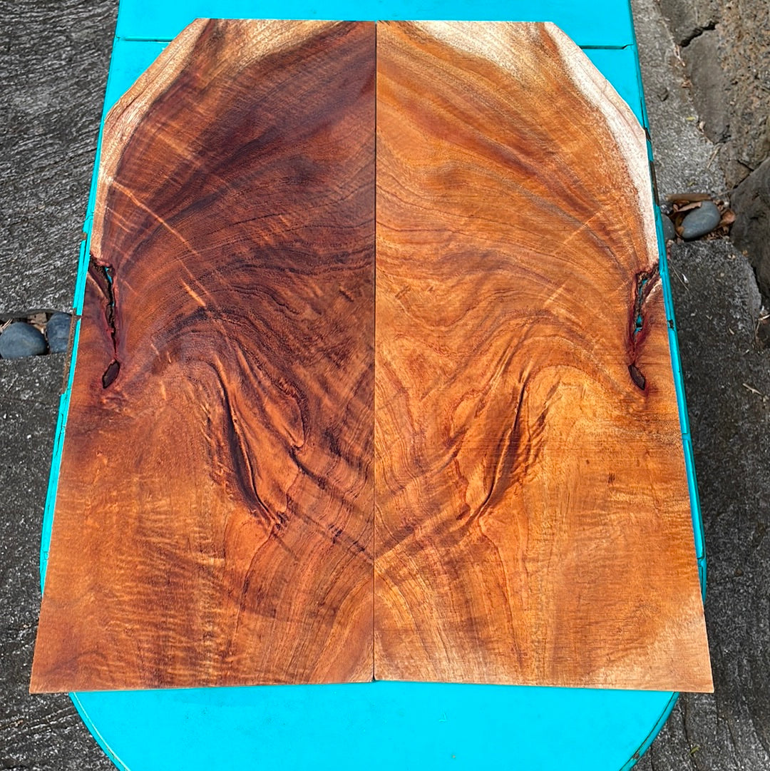 Curly Koa Electric Guitar Top