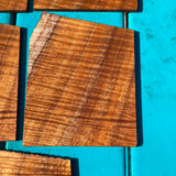 Curly Koa Instrument Grade Guitar/Ukulele Headplates