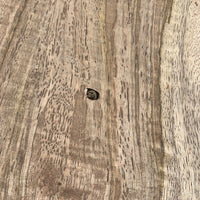 Curly Spalted Curly Mango Electric Guitar Drop Top 2@23-27”x10–12”x10mm