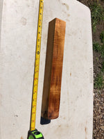 Curly Koa Pool Cue Blank 14.5”x1 7/8”x1 7/8”