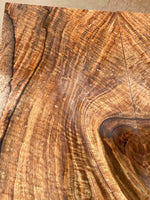 Spalted Curly Mango Electric Top 2@24”x8 3/4”x1/2”
