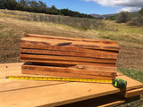 Reclaimed Curly Hawaiian Koa Boards 9@21-23”x1.5-4”x1”