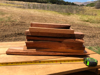 Reclaimed Curly Koa boards 8@10-23”x3-5.5”x1”