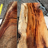 Rustic Distressed Live Edge Figured Koa boards 5@18-24”x2-6.5”x5/8-1”