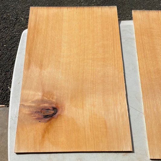 Reclaimed Western Red Cedar Single piece Tenor Ukulele top
