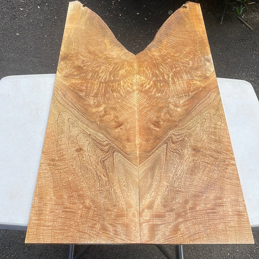 Curly Mango Electric Guitar Drop Top 2@33.5”x9 1/4”x8mm