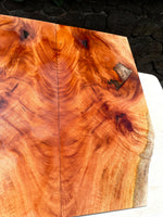 Curly Cuban Mahogany Electric Drop Top guitar set 2@24”x8-11.5”x3.5-4mm