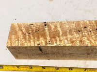 Curly Mango Pool Cue Blank 24”x2”x2”