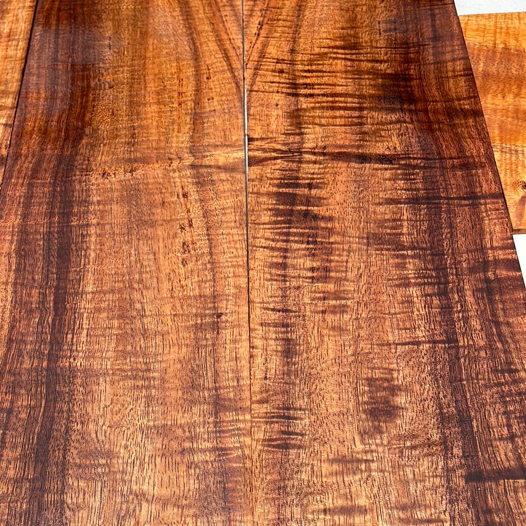 4A Curly Koa Jumbo Guitar 4 pc