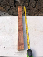 Curly Koa Pool Cue Turning Blank 24”x1 7/8”x1 7/8”