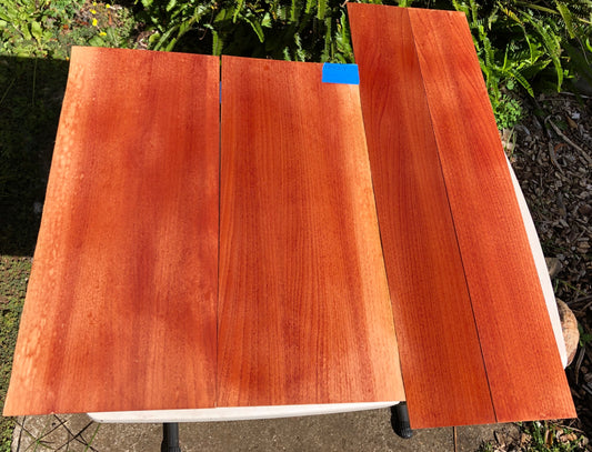 Australian Red Cedar Hawaiian Toon Jumbo Guitar Set 4 pieces