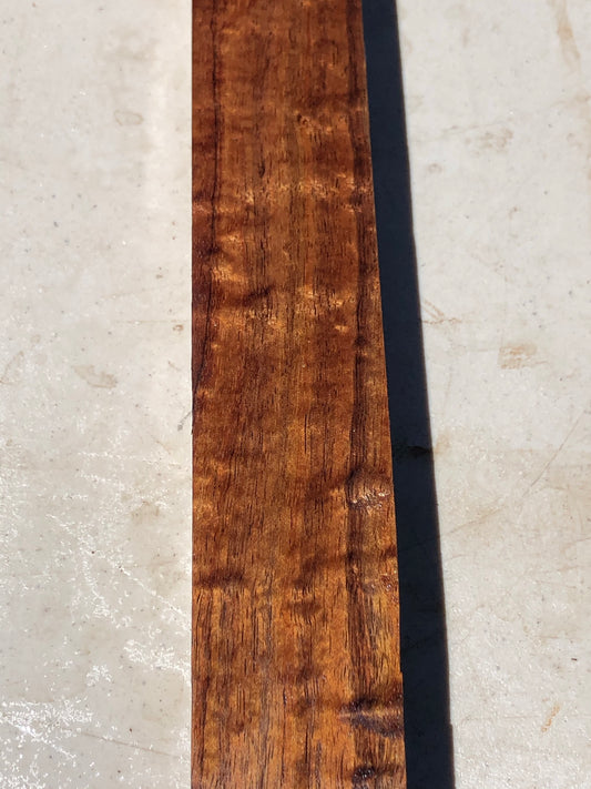 5A Curly Koa Pool Cue blank 24”x1 5/8”x7/4”