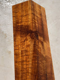 Curly Koa Pool Cue Turning Blank 11.5”x2”x1 7/8”