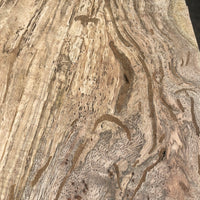 Curly Spalted Curly Mango Electric Guitar Drop Top 2@22-27”x10–113/4”x10mm