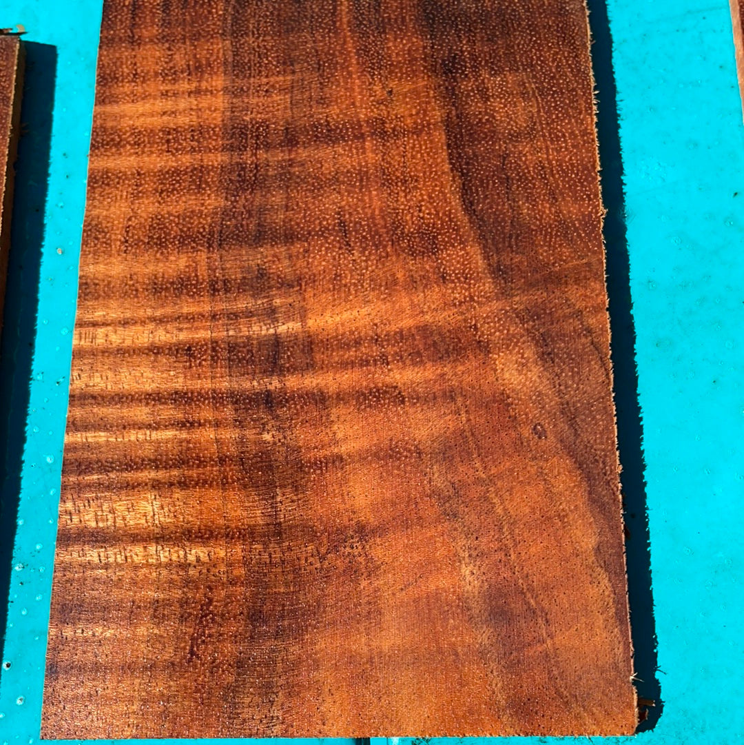 Curly Koa Instrument Grade Guitar/Ukulele Headplates