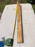 Ultra curly mango spindle/pool cue turning blank 24”x2”x1 7/8”